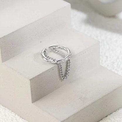 1 PC Fashion Minilist No Piercing Ear Cuff Earrings for Woman Fake Piercing Chain Earcuff Clips Earrings for Girl Cuffs Jewelry